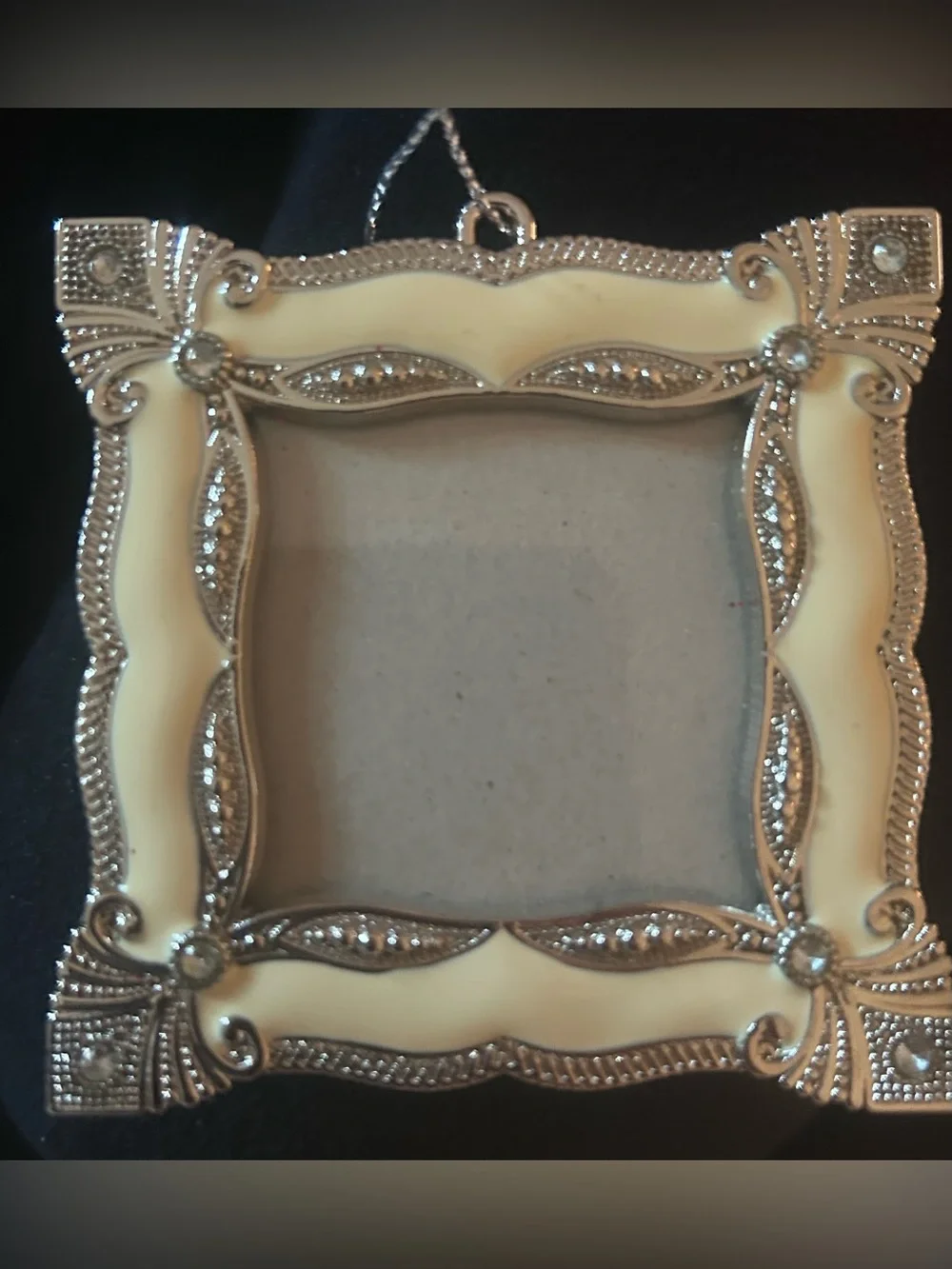 Set of five Ornate Mini Picture Frame Ornaments!
